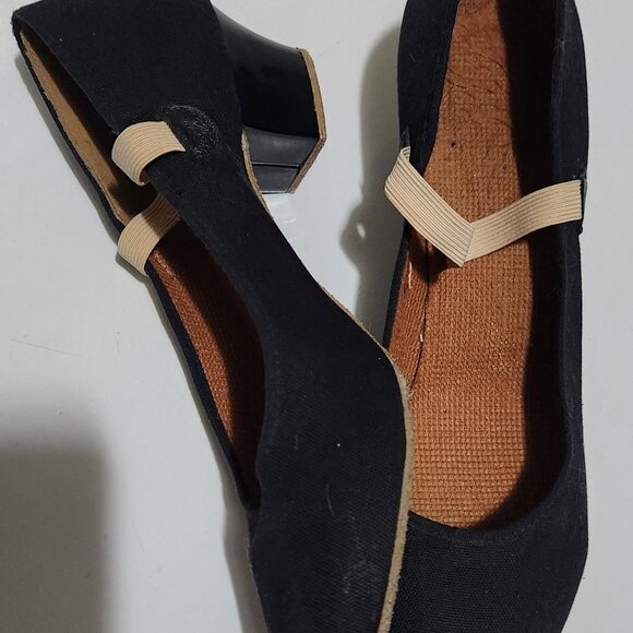 BALLROOM DANCE SHOES WOMENS SIZE  8-8.5 - Picture 5 of 6